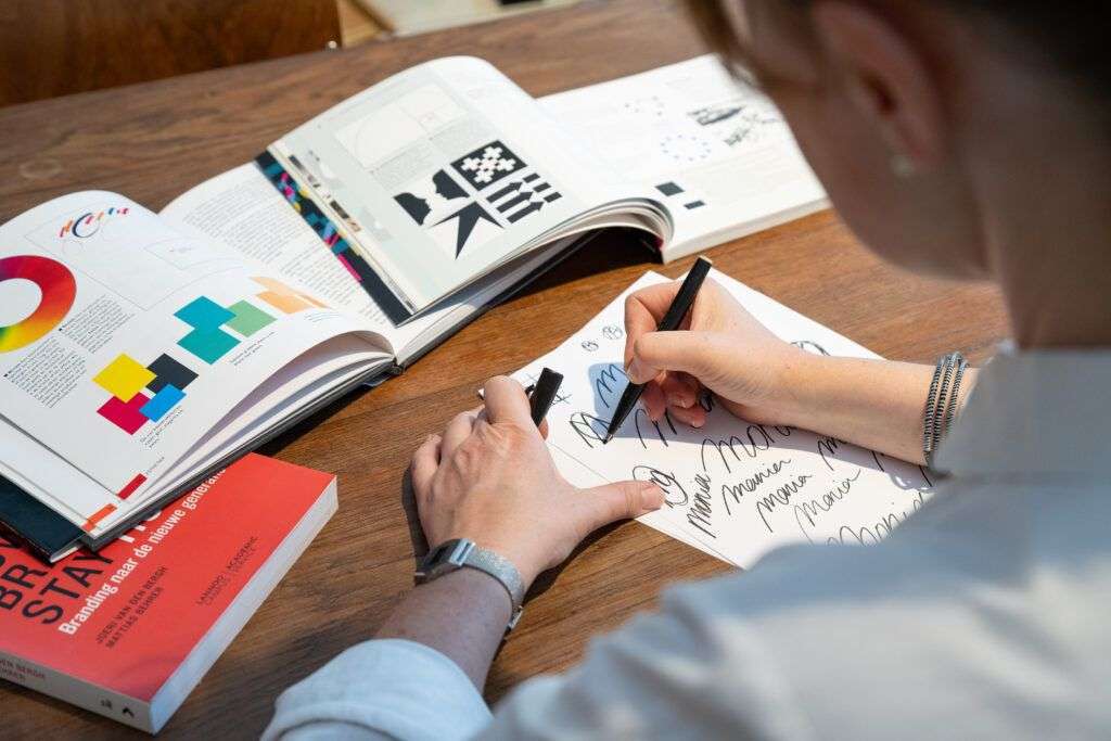 Saartje werkt aan een merkidentiteit